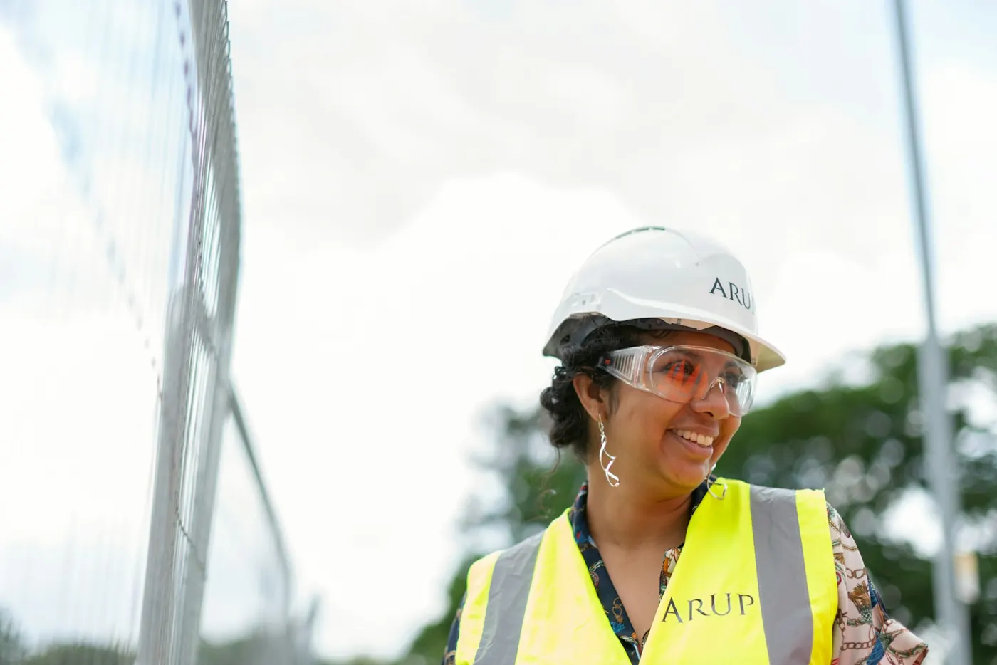 Sunskey engineer on a solar installation site